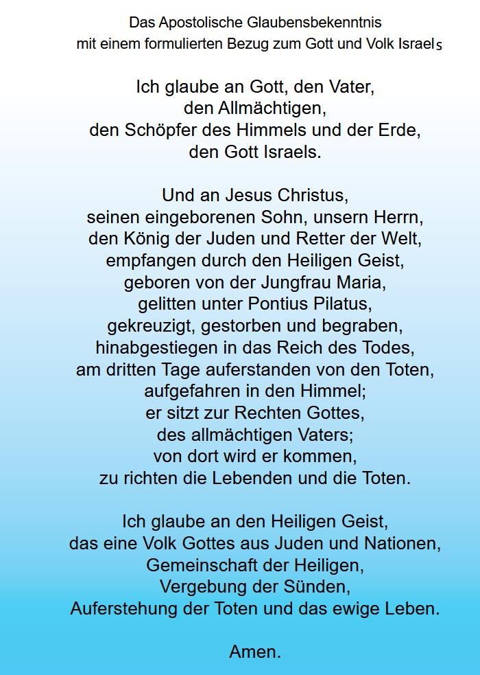 Glaubensbekenntnis